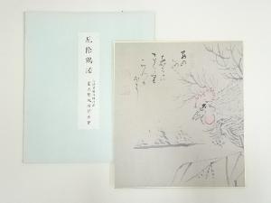 臨済宗　白隠慧鶴　厄除鶏図画賛　印刷色紙